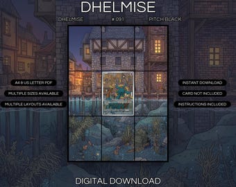 Dhelmise 091/084 Extended Art Print | Pitch Black Binder Display (Digital Download)
