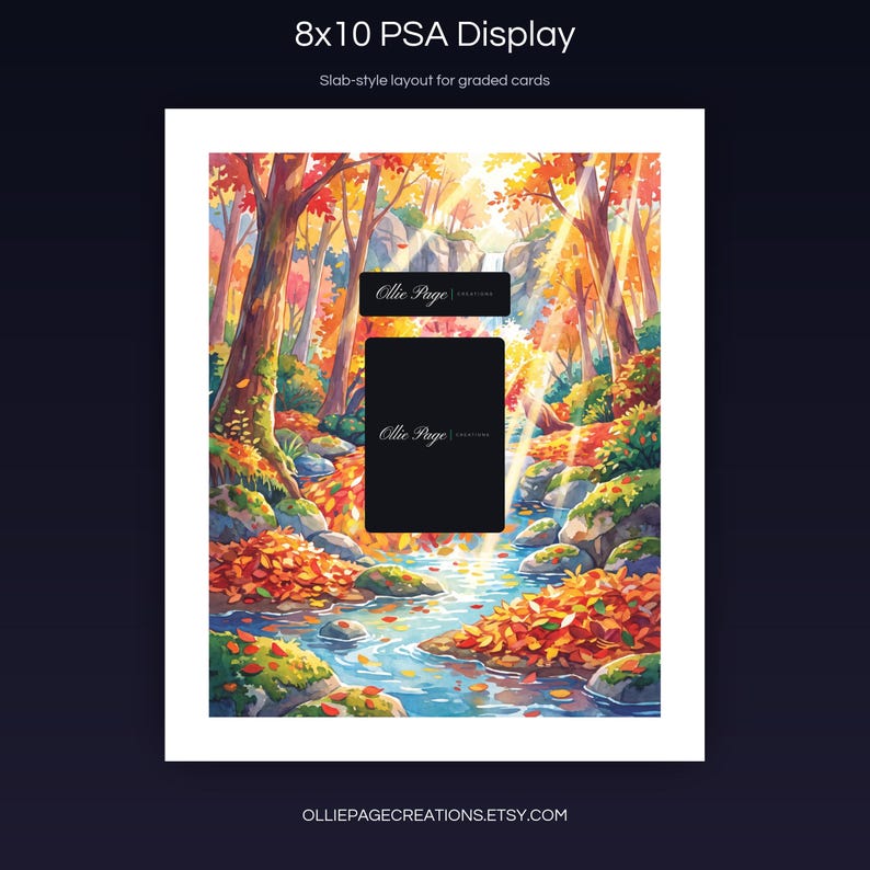 4x6 and PSA-style framed prints