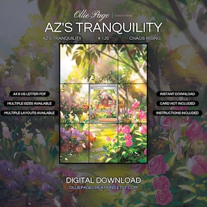 AZ's Tranquility 120/086 Utökat konsttryck | Chaos Rising Binder Display (digital nedladdning)