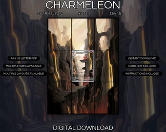 Charmeleon 169/165 Extended Art Print | S&V 151 Binder Display (Digital Download)