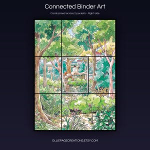 Product feature overview for Meowth extended binder art — 300 DPI print-ready files