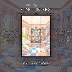 Cinccino EX 119/086 Extended Art Print | Chaos Rising Binder Display (Digital Download)