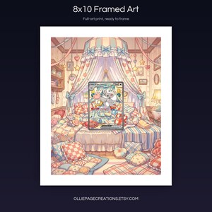 Cinccino EX 119/086 8x10 full-art framed print, ready-to-frame extended art wall display, Chaos Rising