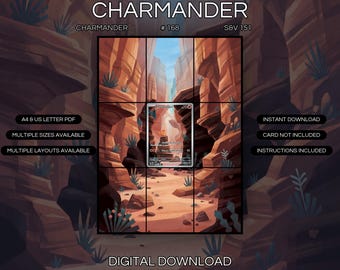 Charmander 168/165 Extended Art Print | S&V 151 Binder Display (Digital Download)