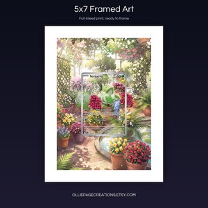 Sprigatito 196/193 5x7 full-bleed framed art print, ready to frame, Paldea Evolved