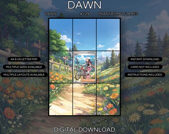 Dawn 129/094 Extended Art Print | Phantasmal Flames Binder Display (Digital Download)