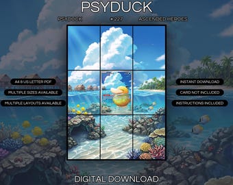 Psyduck 227/217 Extended Art Print | Ascended Heroes Binder Display (Digital Download)