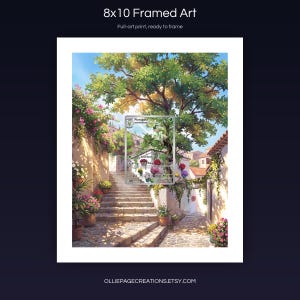 Floragato 197/193 8x10 full-art framed print, ready-to-frame extended art wall display, Paldea Evolved
