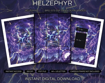Helzephyr BP01-073-SSP Carpeta de arte + Paquete de láminas para enmarcar / Exhibidor de arte extendido de 9 bolsillos / 8x10 5x7 4x6 / Amanecer de Palapagos