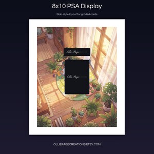 Eevee 173 8x10 PSA slab-style display layout for graded card presentation, S&V Promo