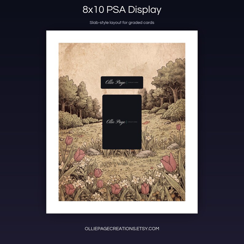 4x6 and PSA-style framed prints