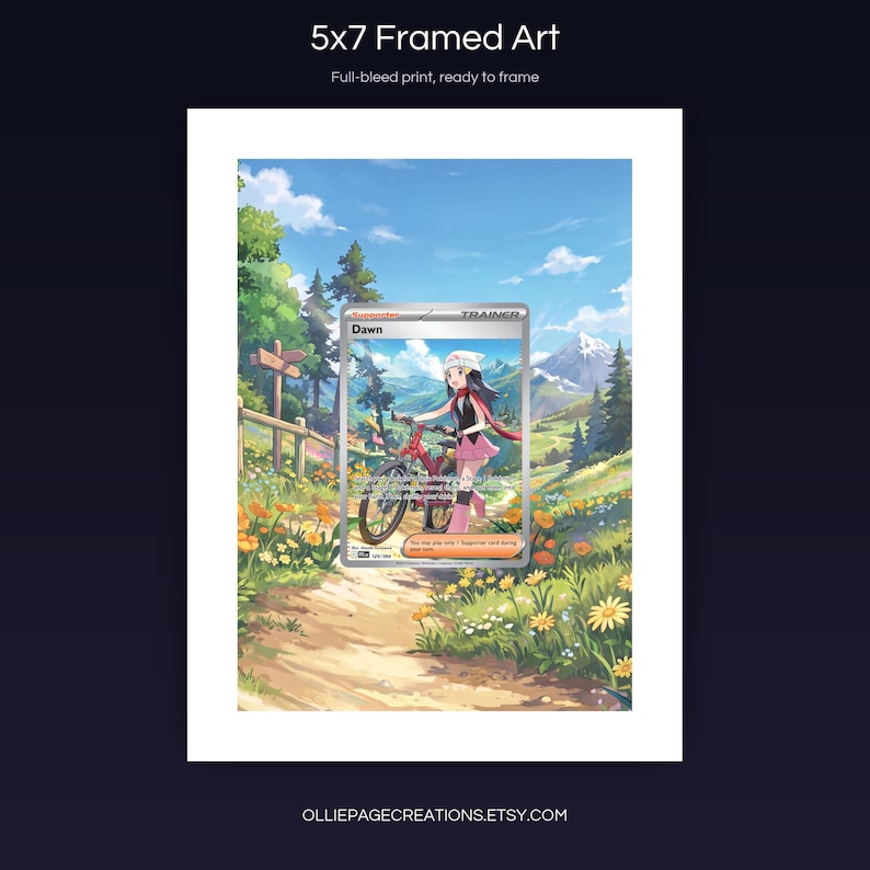 4x6 and PSA-style framed prints