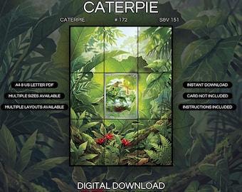 Caterpie 172/165 Extended Art Print | S&V 151 Binder Display (Digital Download)