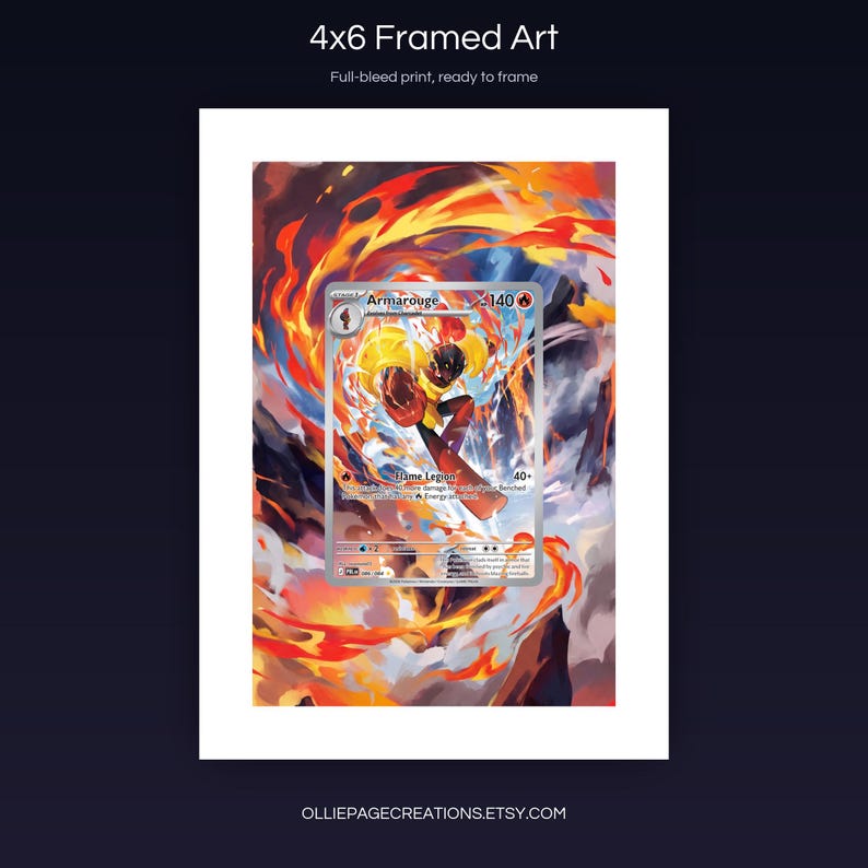 4x6 and PSA-style framed prints