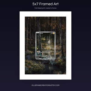 Blitzle 195/182 5x7 full-bleed framed art print, ready to frame, Paradox Rift