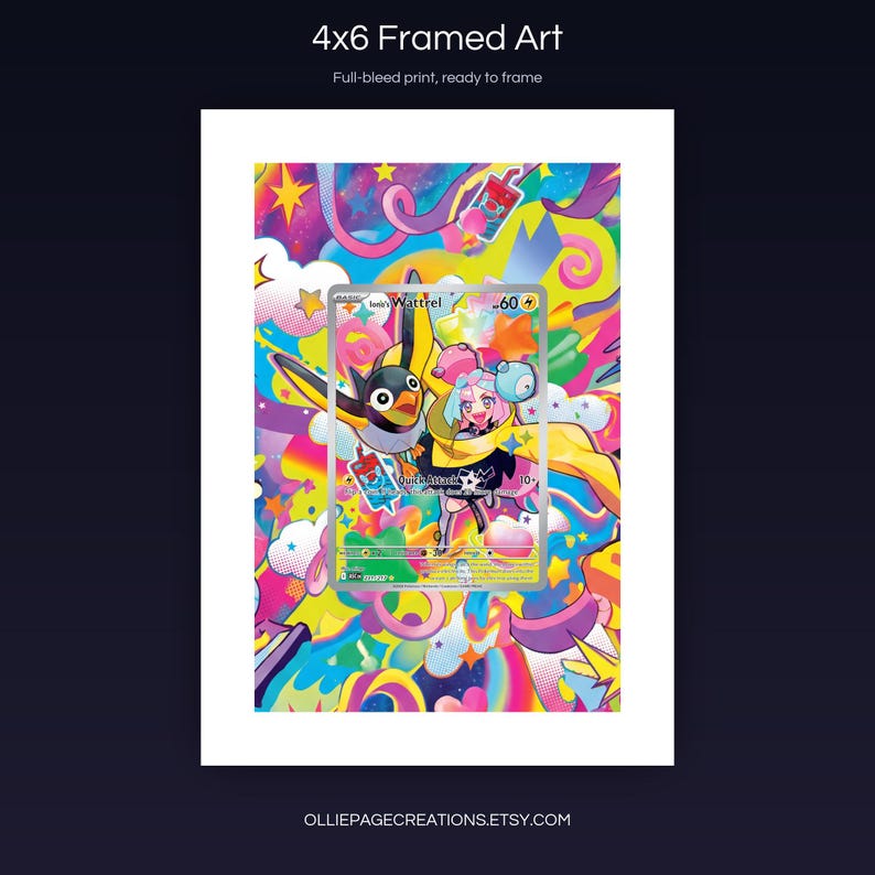 4x6 and PSA-style framed prints