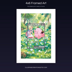Lillie's Clefairy EX 184/159 extended art 3x3 grid layout