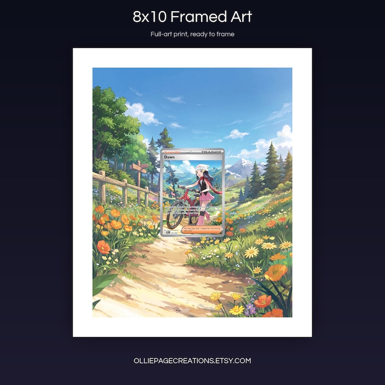Collector bundle feature overview for Dawn extended binder art — binder page grids plus 8x10