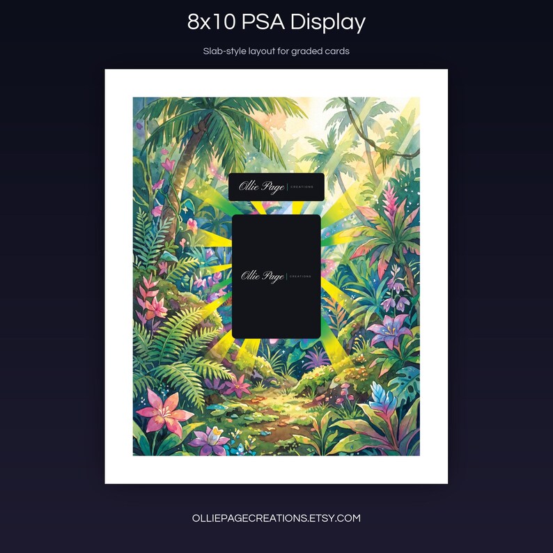 4x6 and PSA-style framed prints