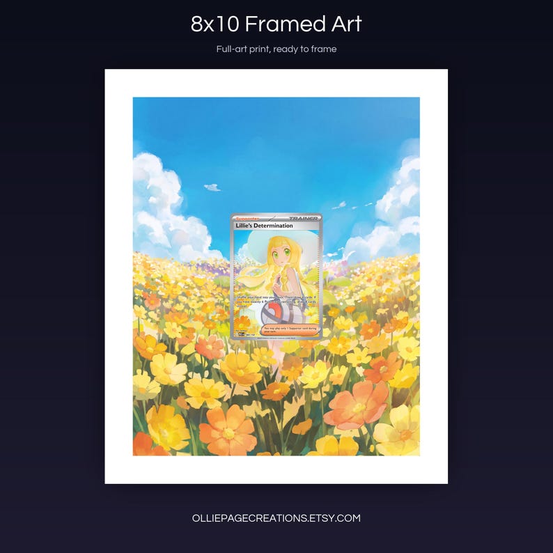 4x6 and PSA-style framed prints