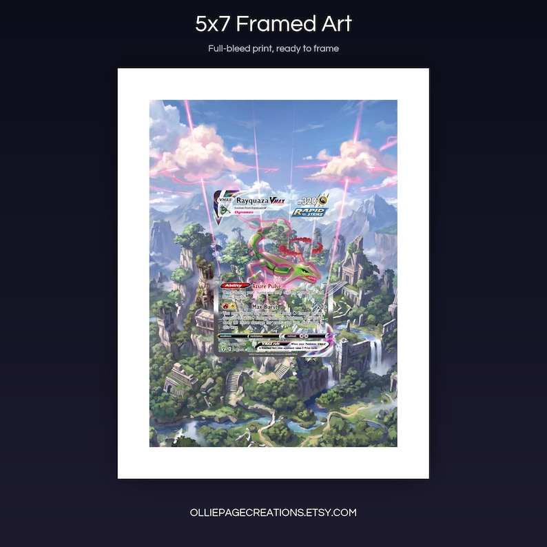 4x6 and PSA-style framed prints
