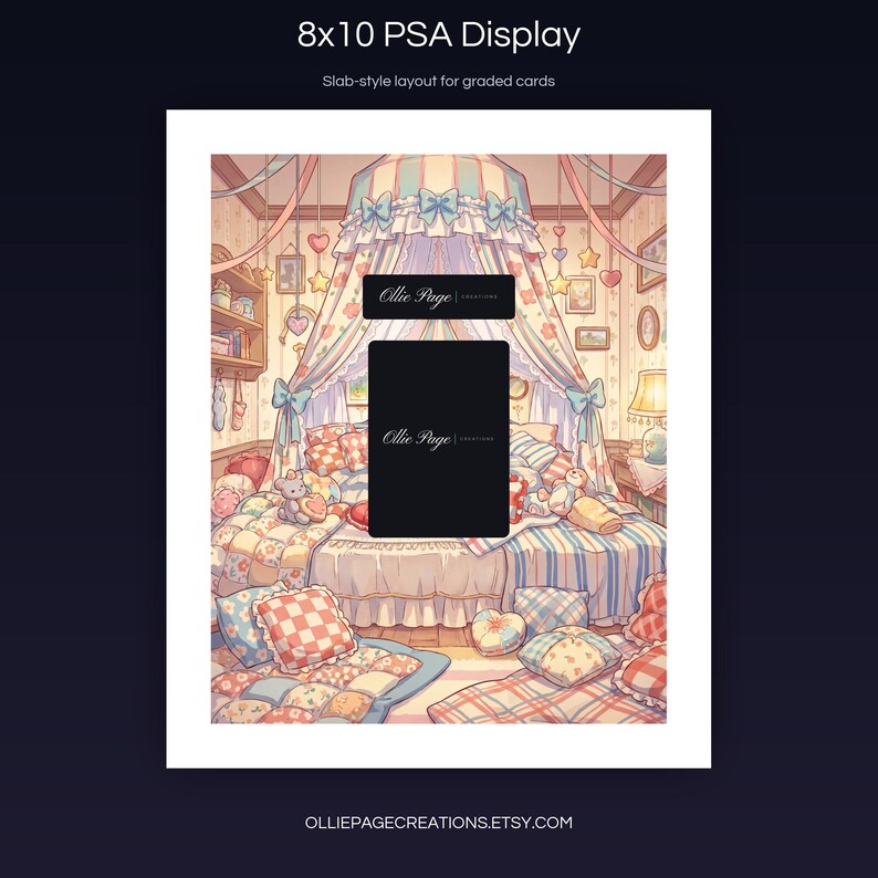 Cinccino EX 119/086 8x10 PSA slab-style display layout for graded card presentation, Chaos Rising