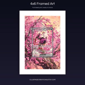 Fezandipiti EX 288/217 4x6 full-bleed framed art print, ready to frame, Ascended Heroes