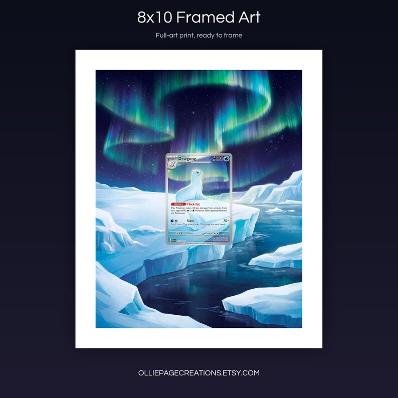 4x6 and PSA-style framed prints