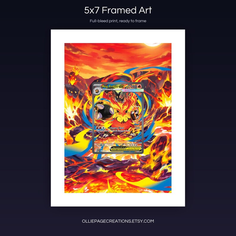 4x6 and PSA-style framed prints