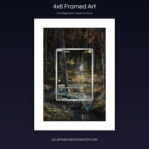 Blitzle 195/182 4x6 full-bleed framed art print, ready to frame, Paradox Rift