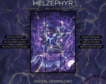 Helzephyr BP01-073-SSP Extended Art Print | Dawn of Palapagos Binder Display (Digital Download)