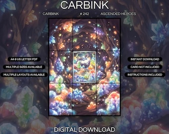 Carbink 242/214 Extended Art Print | Ascended Heroes Binder Display (Digital Download)