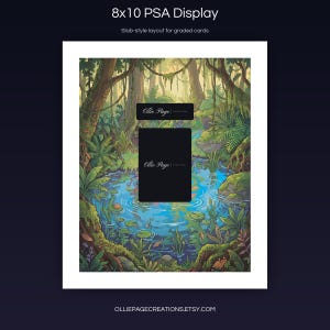 Ivysaur 167/165 8x10 PSA slab-style display layout for graded card presentation, S&V 151