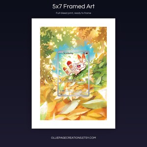 Scorbunny 225/217 extended art 3x3 grid layout