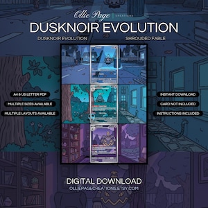 Dusknoir Evolution 068 + 069 + 070 Extended Art Print | Shrouded Fable Binder Display (Digital Download)
