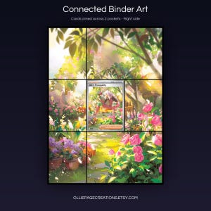 flowering vines overhead