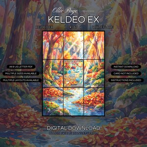 Keldeo EX 167/086 Extended Art Print | White Flare Binder Display (Digital Download)