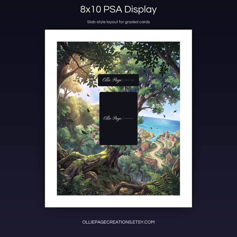 4x6 and PSA-style framed prints