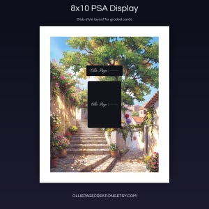 Floragato 197/193 8x10 PSA slab-style display layout for graded card presentation, Paldea Evolved