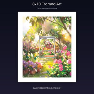 AZ's Tranquility 120/086 8x10 full-art framed print, ready-to-frame extended art wall display, Chaos Rising