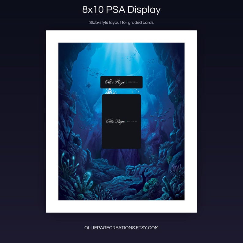 Blastoise EX 200/165 8x10 PSA slab-style display layout for graded card presentation, S&V 151