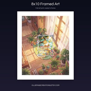 Eevee 173 8x10 full-art framed print, ready-to-frame extended art wall display, S&V Promo