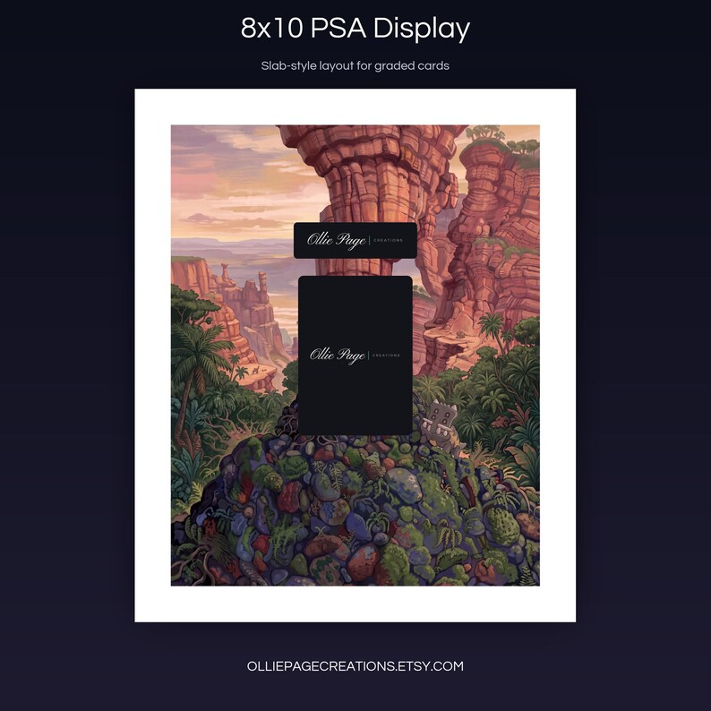 4x6 and PSA-style framed prints