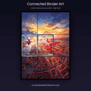 Product feature overview for Latios & Latias extended binder art — 300 DPI print-ready files