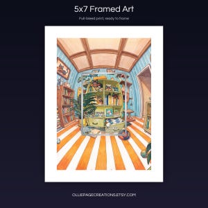 Litten 167/162 5x7 full-bleed framed art print, ready to frame, Temporal Forces