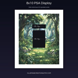 Lyleen BP01-049-SSP 8x10 PSA slab-style display layout for graded card presentation, Dawn of Palapagos