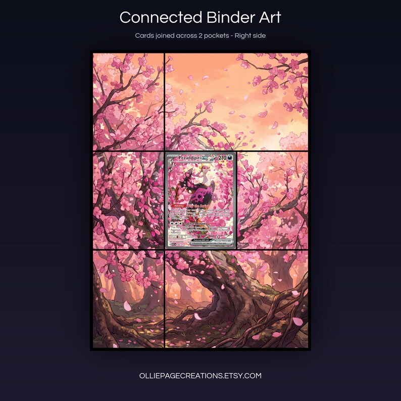 Product feature overview for Fezandipiti EX extended binder art — 300 DPI print-ready files