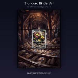 Haxorus 147/086 extended art 3x3 grid layout, full 9-pocket binder page display printable, Black Bolt collector insert