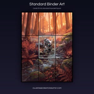 Blitzle 114/086 extended art 3x3 grid layout, full 9-pocket binder page display printable, White Flare collector insert