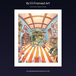 Litten 167/162 8x10 full-art framed print, ready-to-frame extended art wall display, Temporal Forces